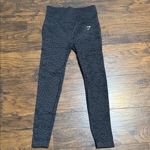 Gymshark Black Textured Leggings